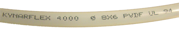 Tube PVDF kynar neutre