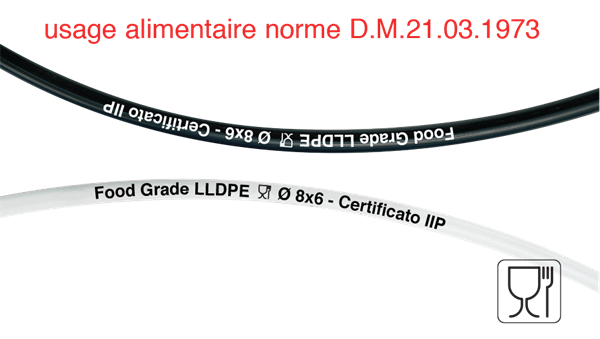 Tube polyethylène