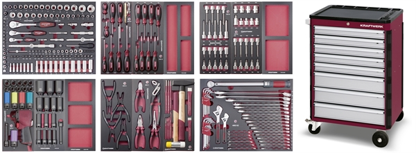 Servante d'atelier P308, EVA, 276 pcs.