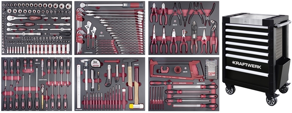 Servante d'atelier P407, EVA, 280 pcs.