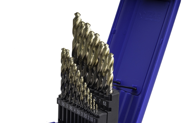 COFFRET 19 FORETS HSS ZIRCON DIN338-1015