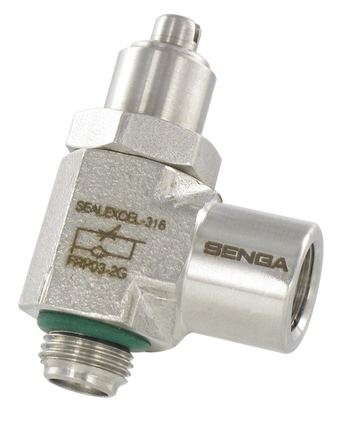 Régulateur débit unidirect.BSP cylindrique échappement MF