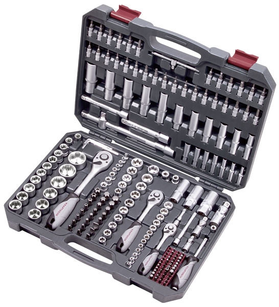 """Coffret de doulles, Basic, 1/4""""+3/8""""+1/2"""