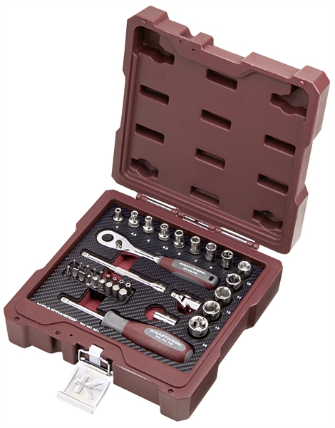 """Coffret de douilles, 1/4"""", 36 pcs."""