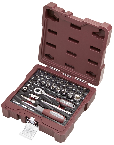 """Coffret de douilles, en pouce, 1/4"""", 35 pcs."""