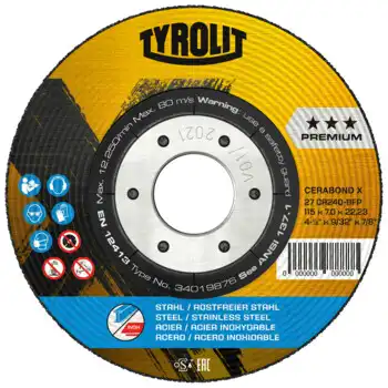Disque à ébarber pour meuleuse d'angle