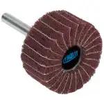 Roue à lamelles combinée s/tige pour meuleuse droite