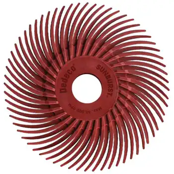 Brosse bristle radiale pour meuleuse droite ou robot