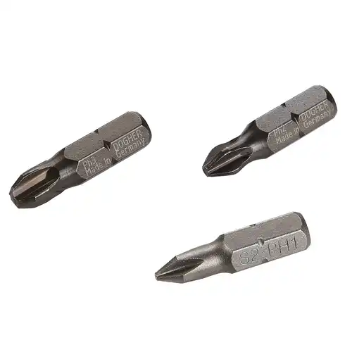 BLISTER 3 EMBOUTS 25MM PH1+PH2+PH3