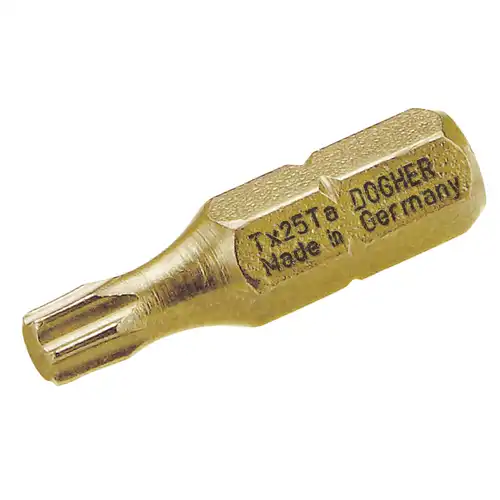 BLISTER 2 EMBOUTS DE VISSAGE S2 TIN TORX