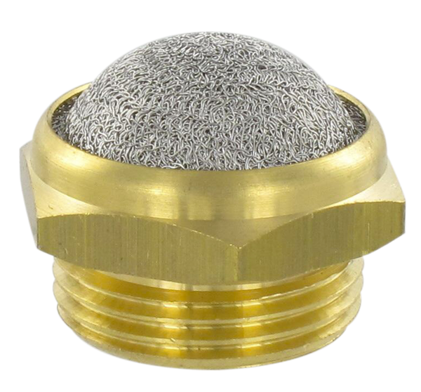 Silencieux embase lait.fil acier inox. NPT