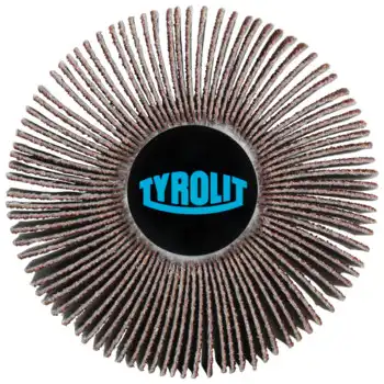 Roue à lamelles s/tige 6 mm pour meuleuse droite