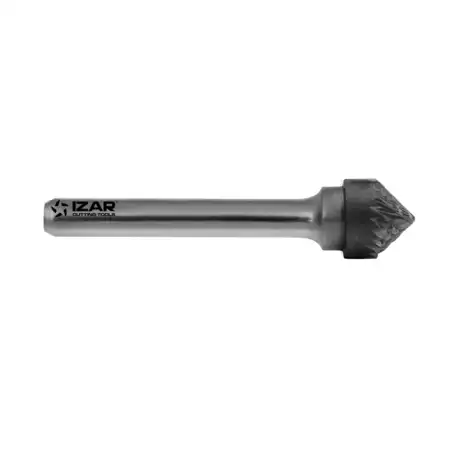 FRAISE LIME ROTATIVE CARBURE NORME-KSK (K) CONIQUE-90º-9256