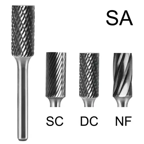 FRAISE LIME CARBURE CYL. QC. DIAM 3 TYPE A