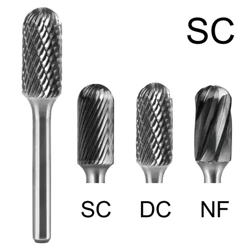 FRAISE LIME CARBURE CYL. ROND QC. DIAM 3 TYPE C