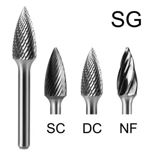 FRAISE LIME CARBURE OGIVE QC. DIAM 3 TYPE G