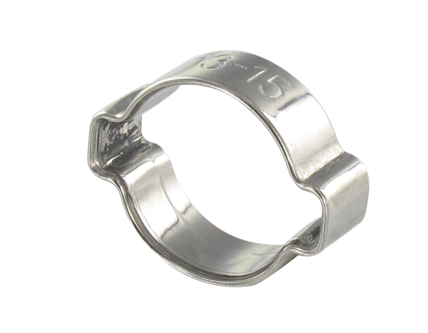 Colliers deux oreilles acier inoxydable W4
