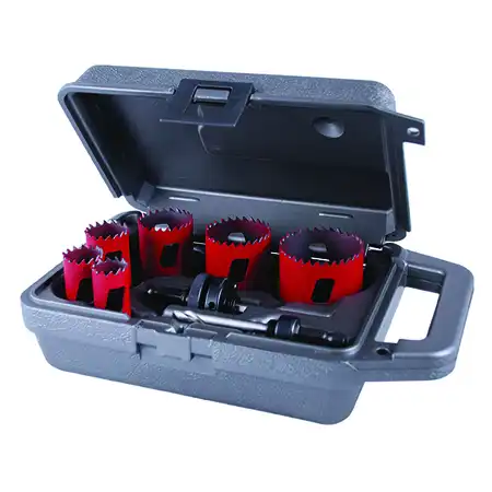 Coffret scie cloche Plombiers 22 - 64 mm + ACC