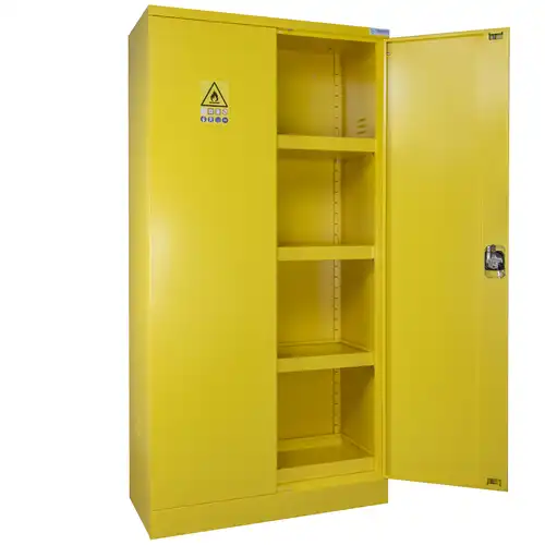 Armoire haute 2 portes Jaune
