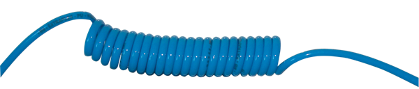 Tube polyuréthane bleu