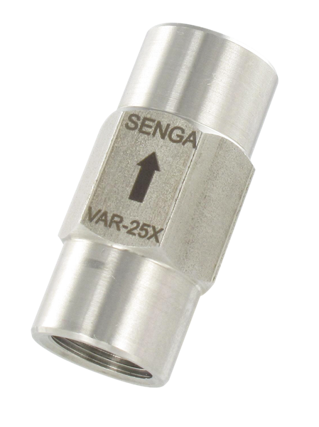 Clapet anti-retour femelle /femelle acier inox BSP cylindrique