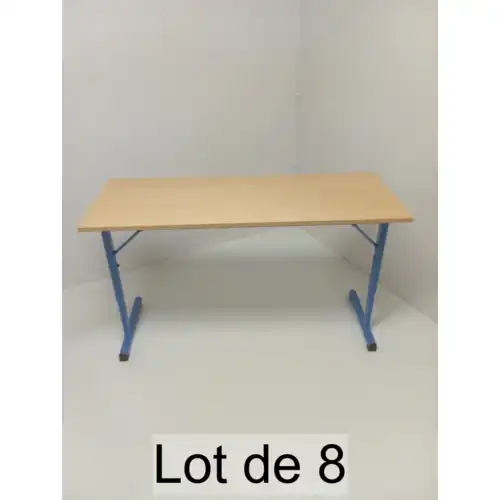 Lot de 8 - TABLE  AGEC - Hauteur : T3T6