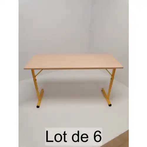 Lot de 6 - TABLE  AGEC - Hauteur : T3T6