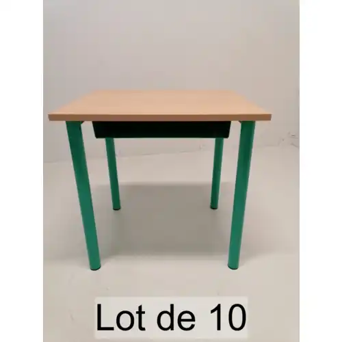 Lot de 10 - TABLE  AGEC - Hauteur : 59