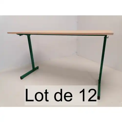 Lot de 12 - TABLE  AGEC - Hauteur : 76
