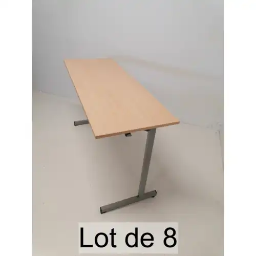 Lot de 8 - TABLE  AGEC - Hauteur : 76