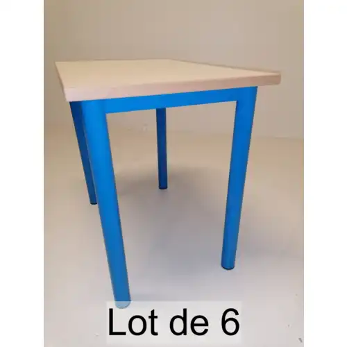 Lot de 6 - TABLE  AGEC - Hauteur : 53