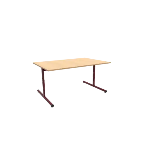 TABLE BERMUDES Réglable stratifié chant alésé  - 120 x 60 cm