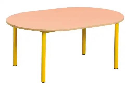 TABLE BERMUDES mélaminé chant ABS - 130 x 90 cm