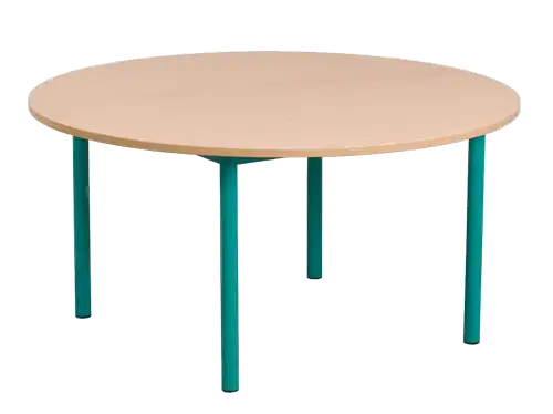 TABLE BERMUDES mélaminé chant ABS - Ø100 cm