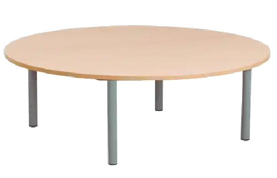 TABLE BERMUDES mélaminé chant ABS - Ø80 cm