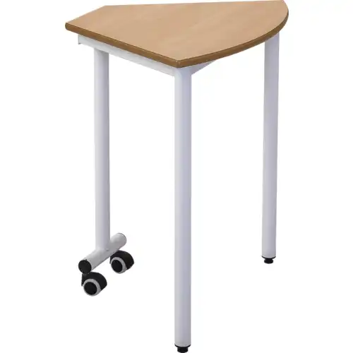 TABLE BERMUDES stratifié chant ABS - Forme triangle