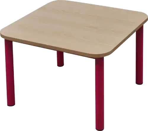 TABLE BERMUDES mélaminé chant ABS - 60 x 60 cm