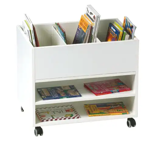 Chariot à Livres à Roulettes