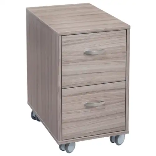CAISSON ENZO sur roulettes - H69 cm 2 tiroirs