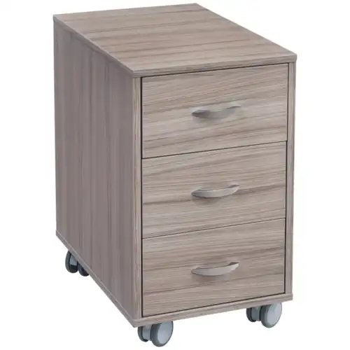 CAISSON ENZO sur roulettes - H69 cm 3 tiroirs