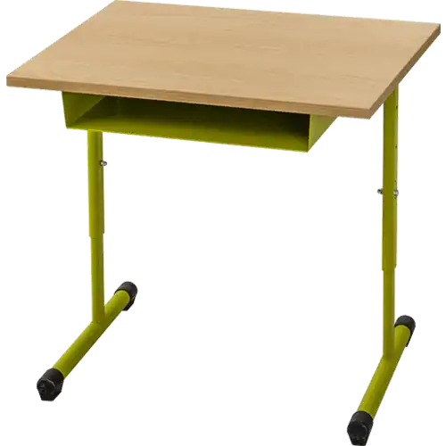 Table Réglable Lolipop 1 Place avec Casier 60 x 50 cm