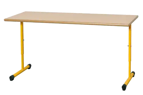 TABLE SCOLAIRE REGLABLE LOLIPOP mélaminé chant ABS - 120 x 50 cm