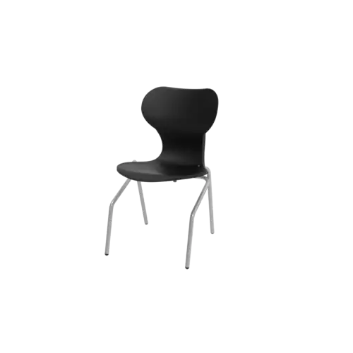 CHAISE *gamme Plassino* Coque Polypropylène 4 pieds appui sur table