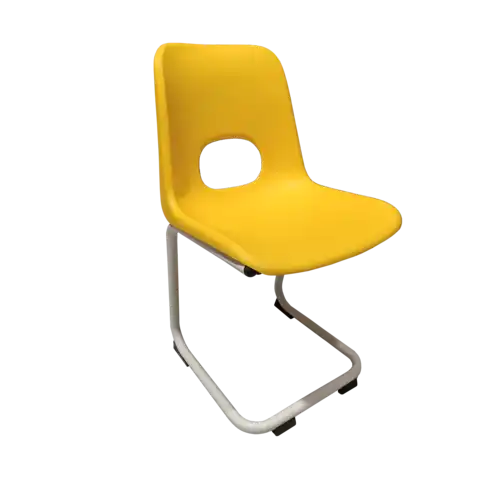 CHAISE ROBIN coque plastique -  piètement luge