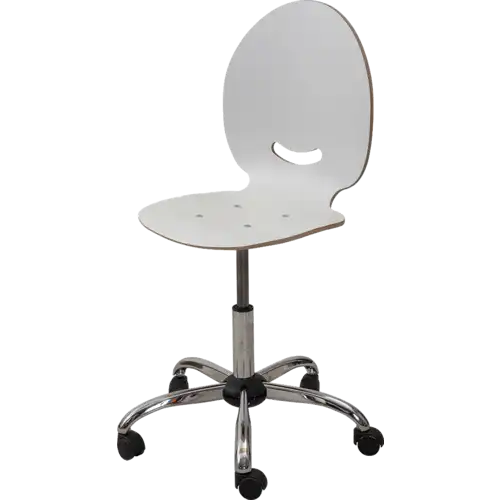 CHAISE REGLABLE SMILE sur roulettes - coque stratifié 2 faces