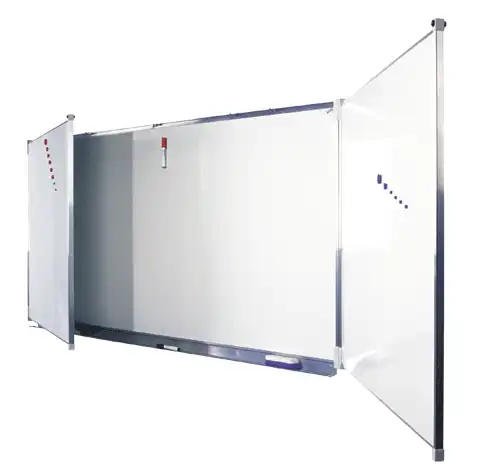 Tableau Triptyque Mural - Surface Blanc Émaillé - 200 x 100 cm 
