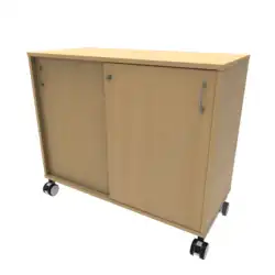 ARMOIRE BASSE sur roulettes - L120 cm