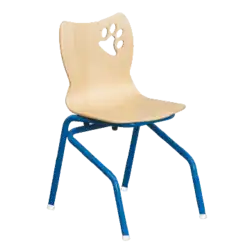 CHAISE ALASKA 4 pieds appui sur table - Embouts insonorisants
