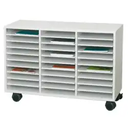BLOC 30 CASES sur roulettes - L105 cm