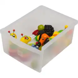 BAC PLASTIQUE TRANSLUCIDE  - HAUTEUR 15 cm